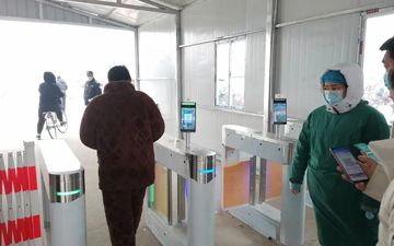 （防疫智慧通行一体机应用）案例分享—河南医院