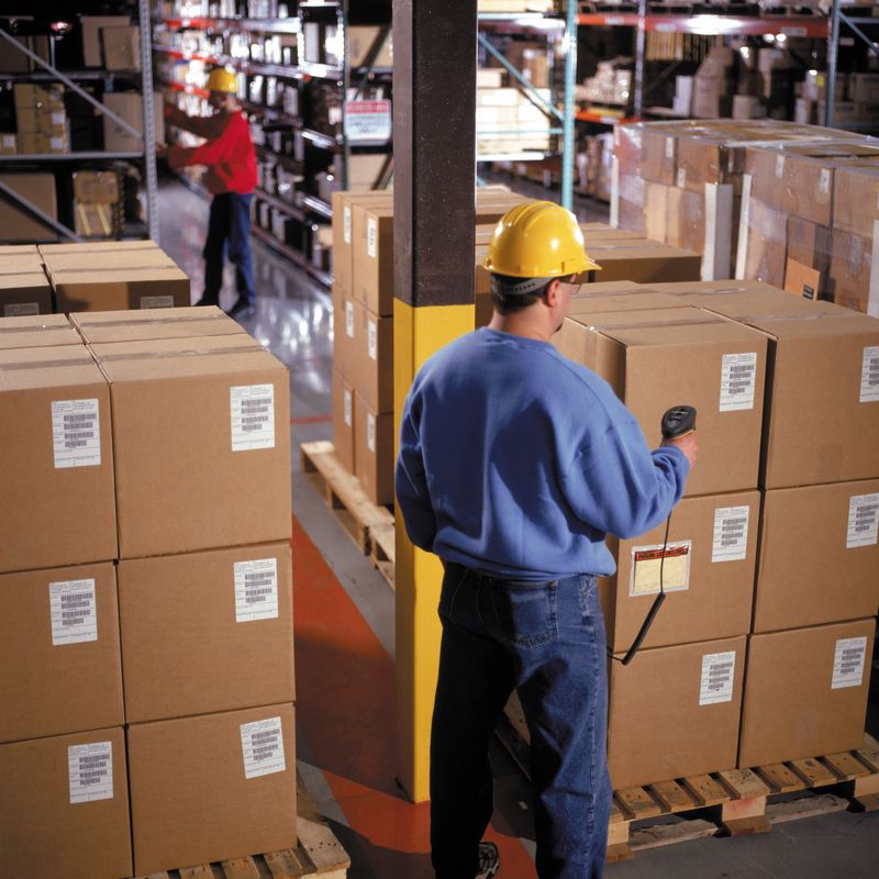 仓储条码扫描枪应用